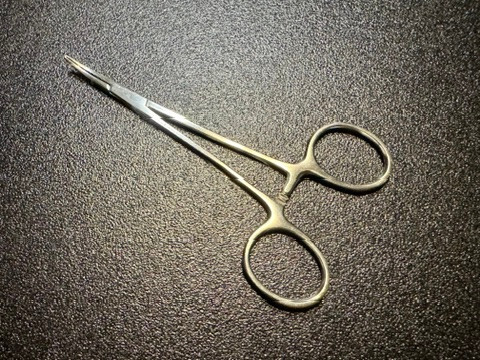 Handle photo of Jarit 106-102 Halstead Mosquito Forceps, CVD, 5"