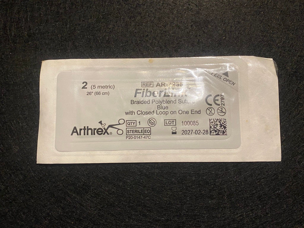 Arthrex AR-7235 FiberLink, Size 2 For Sale
