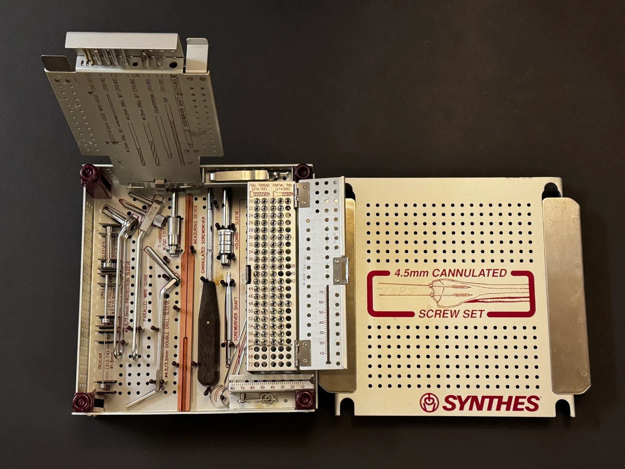 Photo of Synthes 105.04 4.5mm Cannulated Screw & Instrument Set