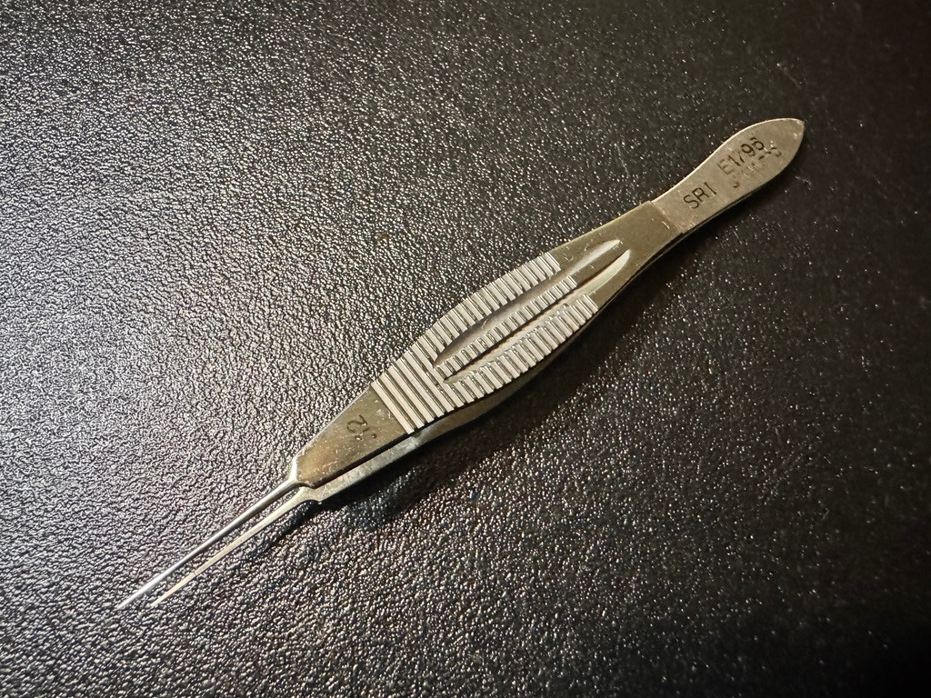 Photo of Storz E1796 Castroviejo Suturing Forceps 0.12mm
