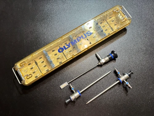 Set photo of Olympus A70941A TrueView II Arthroscope, 4mm, 30° & Cannula Set