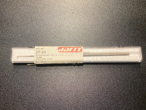 Package photo of Jarit 277-236 Krayenbuehl Nerve Hook, Large (New)