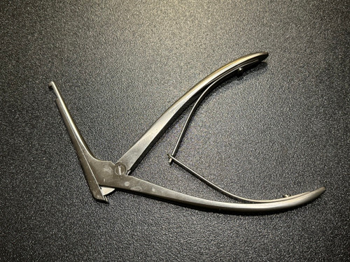 Aesculap FF801R Nasal Spurling Rongeur, STR, 4mm, 5 1/8