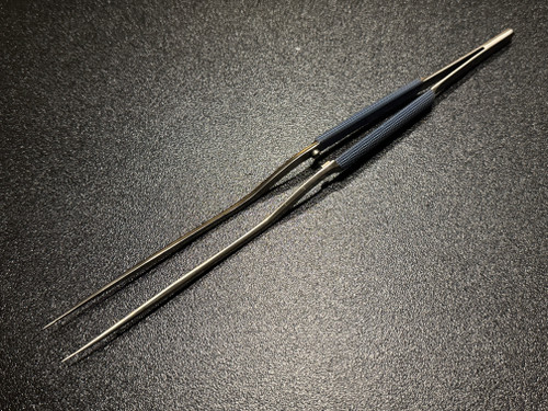 Photo of Scanlan 3003-810 Legacy Puskas Micro Forceps, STR, 1 X 2 Teeth, 0.5mm, 9.75"