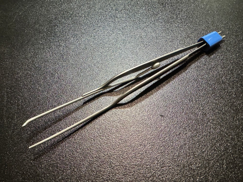 Photo of Codman 80-2938 Greenwood Bipolar and Suction Forceps, 7.5"