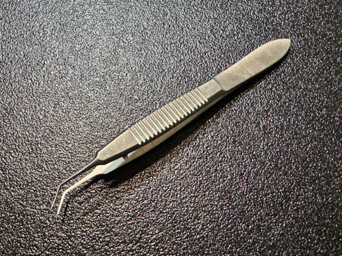 Photo of Storz E1813A McPherson Suturing Corneal Forceps, ANG