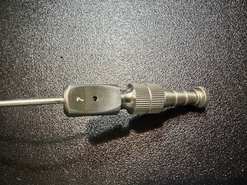 Valve photo of Millennium Surgical 1-6277 Slotted Frazier Suction Tube, 7 FR