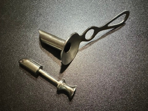 Two piece photo of Sklar 80-2689 Hirschman Anoscope, Medium Two piece photo of Sklar 80-2689 Hirschman Anoscope, Medium