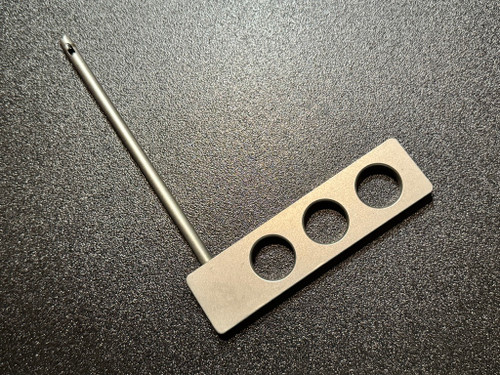 Handle photo of Mitek 214562 Arthroscopic Drill Guide, Sawtooth