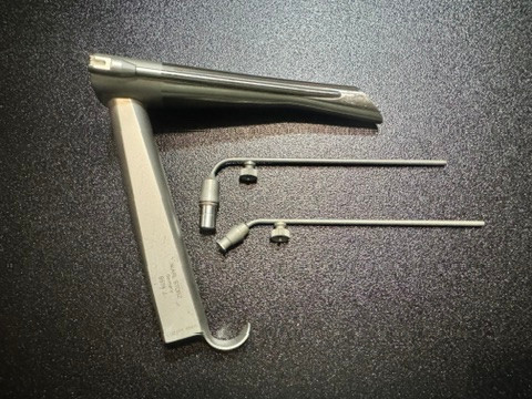 Storz 8574 J Benjamin Operating Laryngoscope Set, 15 cm