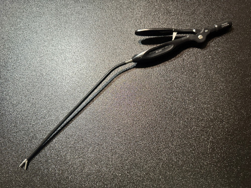 Photo of Snowden-Pencer 88-5097 Ramirez EndoForehead Grasping Forceps, ANG Down, J (New)