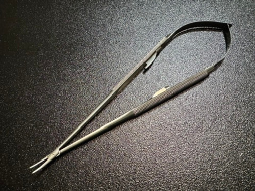 Photo of Snowden-Pencer 32-5479 Micro Diamond-Jaw Castroviejo Needle Holder, CVD, 8.25"