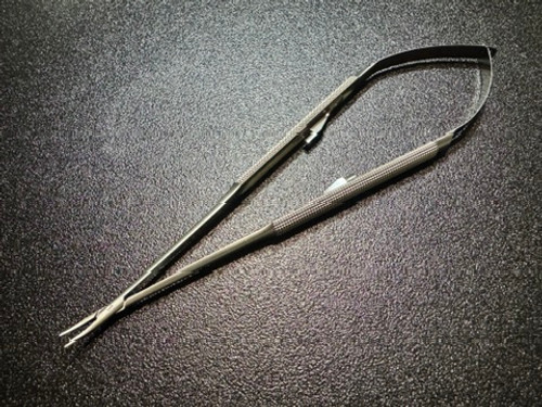 Photo of Snowden-Pencer 32-5398 Mills Diamond-Jaw Needle Holder, 8.25" Photo of Snowden-Pencer 32-5398 Mills Diamond-Jaw Needle Holder, 8.25"