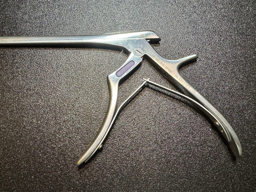 Handle photo of V. Mueller NL4266-83 Chroma-Line Kerrison Rongeur, Ejector, 40° Up, 3mm, 8"