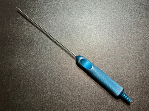 Handle photo of Hayden HC-III0426LH Tri-Port Liposuction Cannula 4mm X 26cm Handle photo of Hayden HC-III0426LH Tri-Port Liposuction Cannula 4mm X 26cm