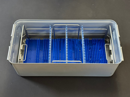 Open photo of Aesculap MD378 Endorack Full Size Laparoscopic Sterilization Container