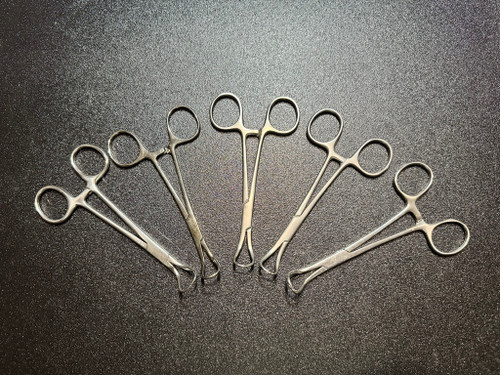 Photo of Jarit & Codman Backhaus Towel Forceps 5" (Lot of 5)