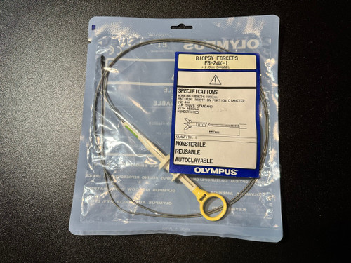 Photo of Olympus FB-24K-1 Oval Cup w/ Needle, Flexible Biopsy Forceps 2.8mm X 155cm (New)