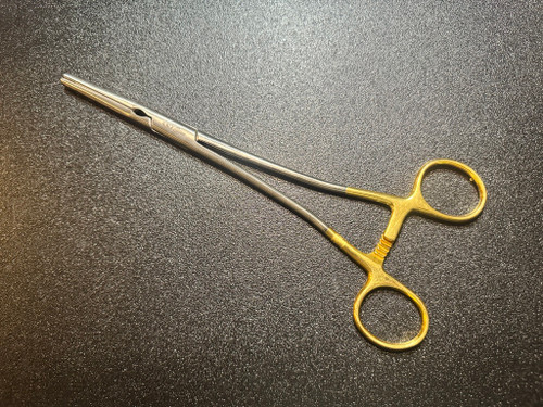 Handle photo of Symmetry 52-9995 Zeppelin Atraumatic Hysterectomy Clamp, STR, 9.5"