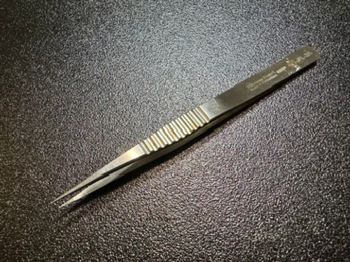 Photo of ASSI JFL-3P Micro Forceps, 9mm, Tying Platform, 0.3mm Tips