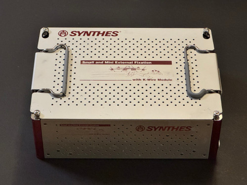 Case photo of Synthes 115.755 Small & Mini External Fixator Set w/ K-Wire Module