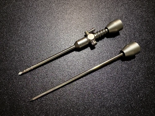Assembled photo of Stryker 333-070-000 Arthroscopic 70mm Drain Cannula Kit
