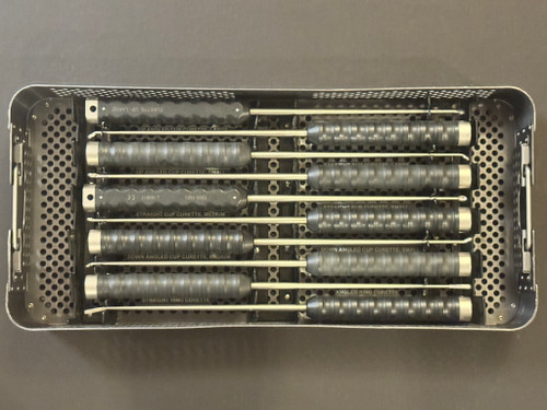 Top photo of Titan Spine 7200 Endoskeleton Revison Curette Set