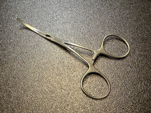 Handle photo of Jarit 320-190 DeBakey Bulldog Clamp, S-Shape, 4 ⅞"