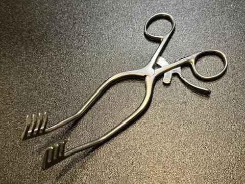 Photo of Codman 50-1181 Adson Cerebellar Retractor, ANG, Sharp, 7"
