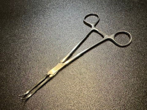 Photo of Jarit 305-405 DeBakey Thoracic Dissecting Forceps, C Curve, 8"