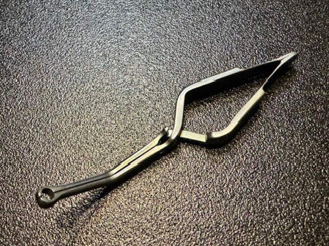 Photo of Scanlan 4385-44 Loftus Titanium Bulldog Shunt Clamp, 45°, 10 Fr