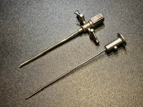Photo of onmed Linvatec T4930 Dual Stopcock QuickLatch 2.9mm Arthroscopic Sheath & Obturator