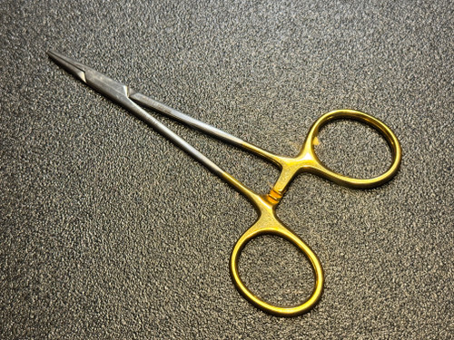 Handle photo of Jarit 121-119 Webster Needle Holder, TC, Serrated, 4 ⅝"