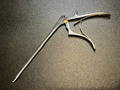 Photo of Symmetry 53-1530 Thin Footplate Cervical Kerrison Rongeur, 40° Up, 4mm, 8"