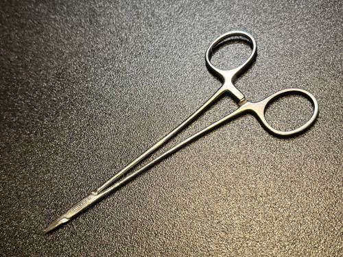 Scanlan 6006-28 Micro Needle Holder, Diamond Dust Jaws, 6.25