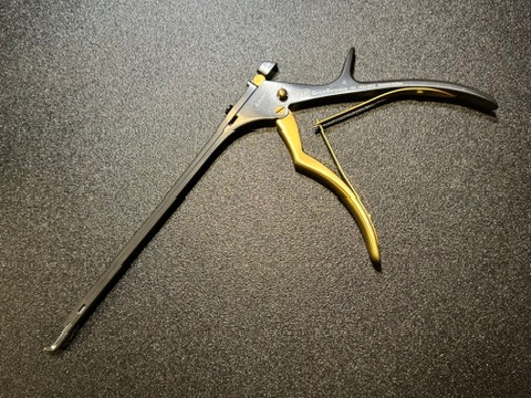 Photo of Vikon VK.J804QRS QuickRelease Kerrison Rongeur, 40° Up, 4mm X 16mm, 8"