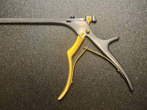 Handle photo of Vikon VK.J805QRS QuickRelease Kerrison Rongeur, 40° Up, 5mm X 16mm, 8"