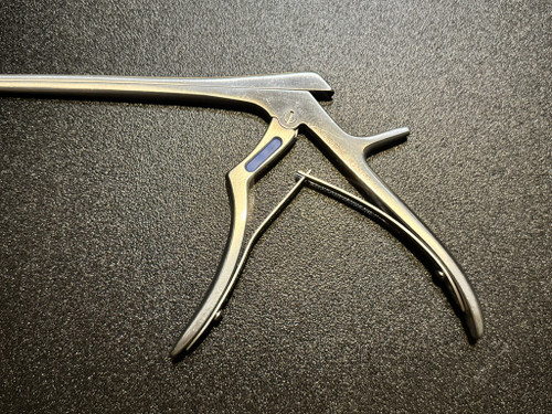 Handle photo of V. Mueller NL4261-82 Chroma-Line Kerrison Rongeur, 40° Up, 2mm, 8"