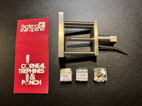 Side photo of Katena K2-8200 Lieberman Corneal Punch & Trephine Set