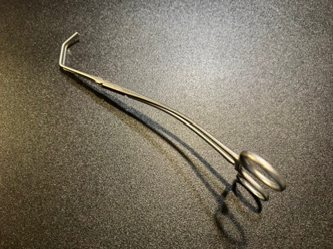 Side photo of V. Mueller CH7304 DeBakey Satinsky Clamp, Large, 10"