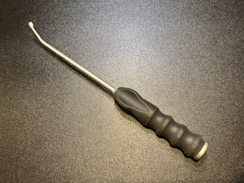 Handle photo of Titan Spine 1900-0006 Toothed Left Angled Spinal Curette, 8mm