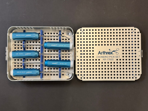 Lateral photo of Arthrex AR-1760S Chondro Picks Set (NEW)