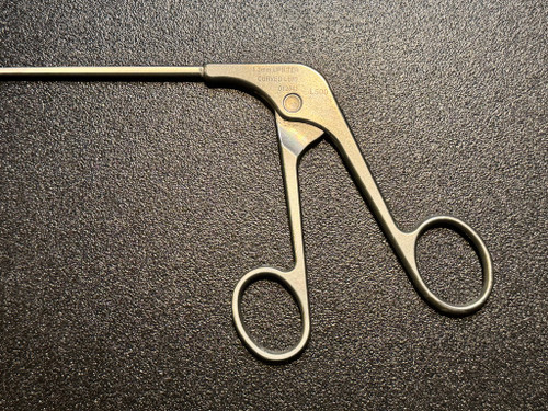 Handle photo of Acufex 012042 Arthroscopic Basket Punch, Up Bite, CVD Left, 1.7mm