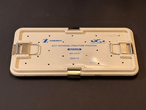 Case photo of Zimmer 2600-23 ECT Internal Fracture Fixation SCP Plate Set