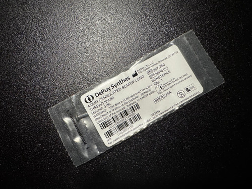 Photo of Synthes 207.760 4.0mm Cannulated Screw, Long-Thread, 60mm