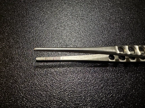 jaw photo of Miltex 6-8XL Fenestrated Dressing Forceps, 5.5"