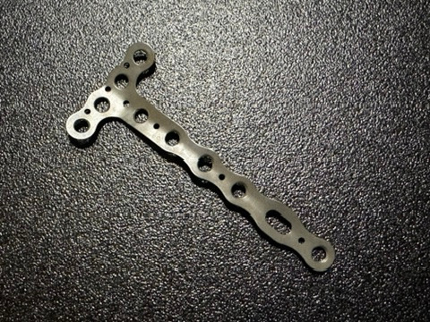 Back photo of Acumed 70-0247 Low-Profile Locking Anterior Tibia Plate, 7-Hole