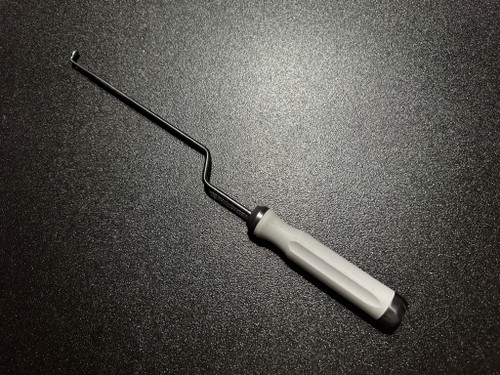 Handle photo of Medtronic 9569628 METRx II Bayoneted Reverse ANG Curette, 5.2mm