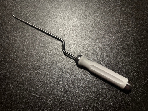 Handle photo of Medtronic 9569621 METRx II Bayoneted Forward STR Curette, 3.6mm