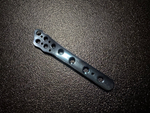 Back photo of Acumed 7007-0104L Lateral Fibula Plate, 4-Hole, Left